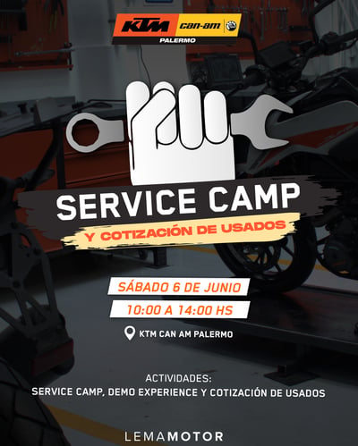 KTM Service Camp: prepará tu moto para la próxima aventura