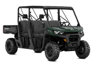 ORV-SSV-MY24-Can-Am-Defender-MAX-Base-HD7-Tundra-Green-0008ZRB00-Studio-34FR-NA